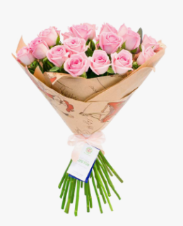 Ramo de 24 Rosas Rosas Premium