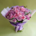 Ramo de 12 Rosas Rosas Premium