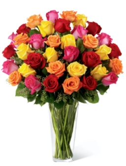 Arreglo de Rosas Multicolor